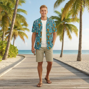 Tropical Fish Pattern Hawaiian Shirt Camp - Dipaliz - Shirts - s