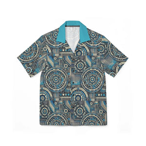 Vibrant Men’s Hawaiian Camp Shirt - Retro Cotton - Dipaliz - Shirts - Xs