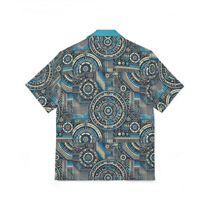 Vibrant Men’s Hawaiian Camp Shirt - Retro Cotton - Dipaliz - Shirts - Xs
