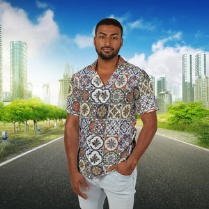 Vibrant Hawaiian Camp Shirt - Tropical Energy - Dipaliz - Shirts - Xs