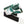 Green Geometric Slide Sandals - Bold Pattern Comfort - Dipaliz