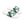 Green Geometric Slide Sandals - Bold Pattern Comfort - Dipaliz