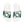 Green Geometric Slide Sandals - Bold Pattern Comfort - Dipaliz
