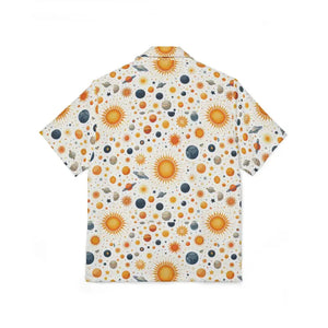 Hawaiian Camp Shirt - Vibrant Linen Texture Style - Dipaliz - Shirts