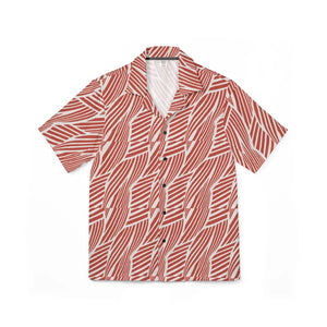 Lightweight Camp Shirt - Coral Abstract Leaf - Dipaliz - Shirts