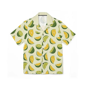 Vibrant Tropical Citrus Camp Shirt - Summer Vacation - Dipaliz - Shirts - Xs