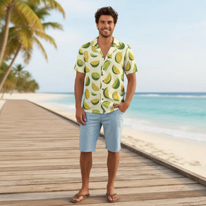 Vibrant Tropical Citrus Camp Shirt - Summer Vacation - Dipaliz - Shirts - Xs