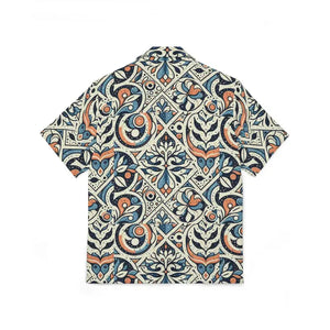 Men’s Tropical Floral Camp Shirt for Sunny Adventures - Dipaliz - Shirts