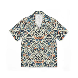 Men’s Tropical Floral Camp Shirt for Sunny Adventures - Dipaliz - Shirts