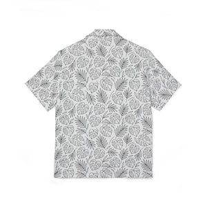 Lightweight Leaf Hawaiian Camp Shirt - Linen Texture - Dipaliz - Shirts