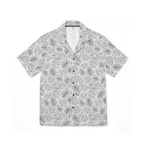 Lightweight Leaf Hawaiian Camp Shirt - Linen Texture - Dipaliz - Shirts