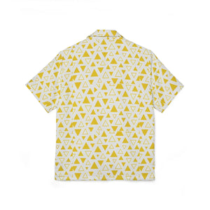 Breezy Hawaiian Camp Shirt - Yellow Triangle Summer - Dipaliz - Shirts - s