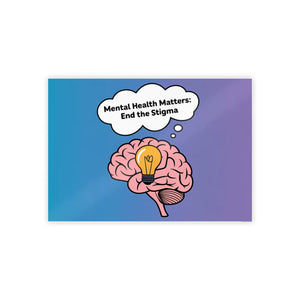 Mental Health Stigma-free Poster – High-gloss Paper - Dipaliz - Posters
