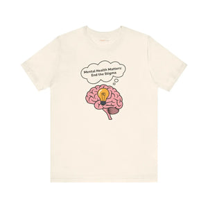 Soft Mental Health Unisex Tee - Airlume Combed - Dipaliz - T-shirts