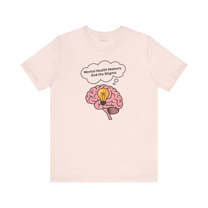 Soft Mental Health Unisex Tee - Airlume Combed - Dipaliz - T-shirts