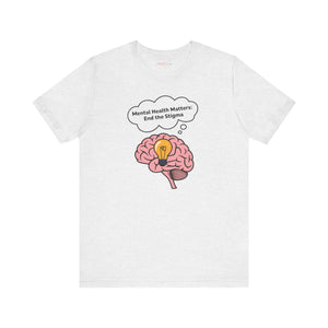 Soft Mental Health Unisex Tee - Airlume Combed - Dipaliz - T-shirts