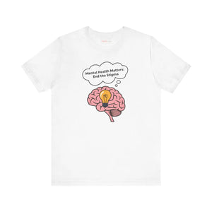 Soft Mental Health Unisex Tee - Airlume Combed - Dipaliz - T-shirts