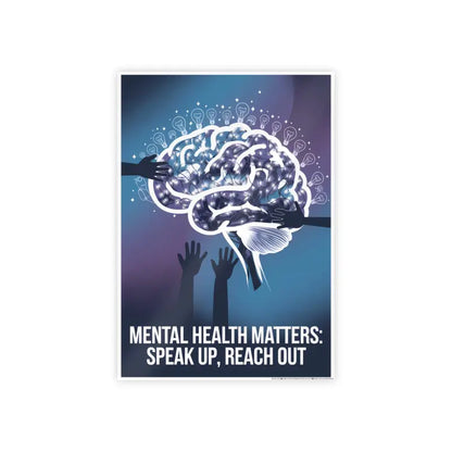 Elevate your Space with Mental Health Matters High-gloss Poster