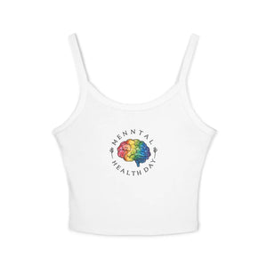 Fitted Spaghetti Strap Tank - Airlume Cotton - Dipaliz - Tops