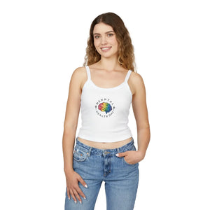 Fitted Spaghetti Strap Tank - Airlume Cotton - Dipaliz - Tops