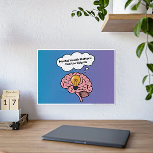 Mental Health Stigma-free High-gloss Poster - Dipaliz - Posters