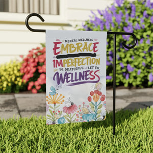 Vibrant Mental Wellness House Banner Poly Canvas - Dipaliz - Flags & Windsocks
