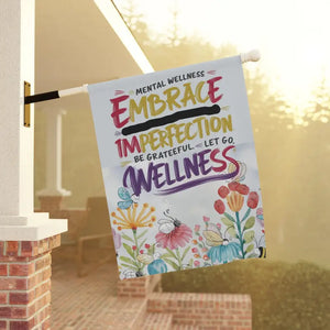Vibrant Mental Wellness House Banner - Transform your Space - Dipaliz - Flags & Windsocks
