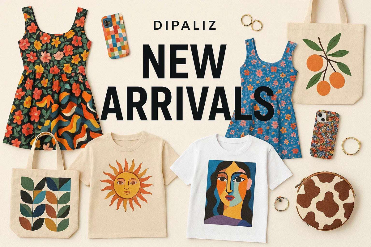 DipaliZ new arrivals: dresses, tees, totes and phone cases