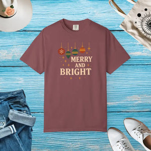 Holiday Tee Cozy Festive Vibe Unisex Apparel Soft Cotton - Dipaliz - Brick / s - T-shirts