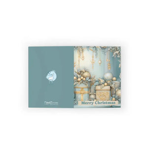 Merry Christmas Greeting Cards with Size-matching White Envelopes