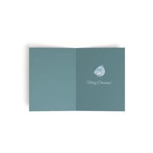 Merry Christmas Greeting Cards with Size-matching White Envelopes
