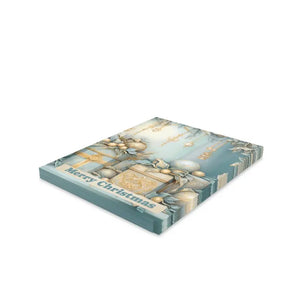 Merry Christmas Greeting Cards with Size-matching White Envelopes