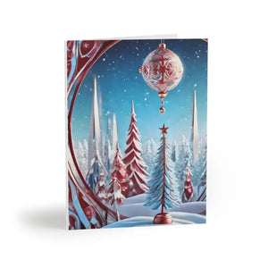 Merry Christmas Greeting Cards — Matte Holiday Card Packs (8/16/24) - & Note