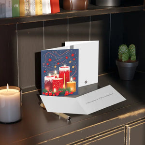 Merry Christmas Greeting Cards (8/16/24 Pack) — 4.25’’ x 5.5’’ Matte with Envelopes - & Note