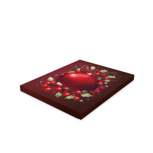 Vibrant Merry Christmas Greeting Cards - White Envelopes - Dipaliz - & Note