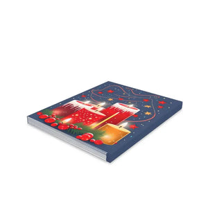 Merry Christmas Greeting Cards with Matching White Envelopes - Dipaliz - & Note