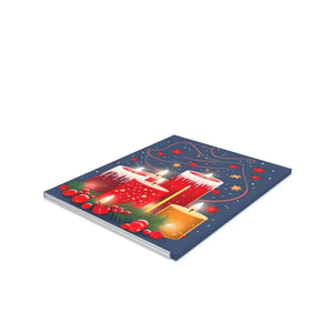 Merry Christmas Greeting Cards with Matching White Envelopes - Dipaliz - & Note