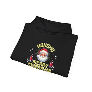 Cozy Heavy Blend Hooded Sweatshirt Merry Christmas Vibes - Dipaliz - Hoodies