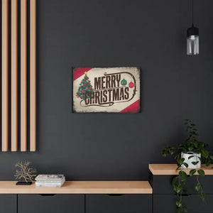 Vintage Merry Christmas Metal Art Sign Nostalgic Holiday Decor Dipaliz - 30″ x 20″ (horizontal) / 0.12’’ - Novelty Signs