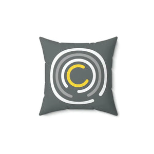 Abstract Circles Pattern Throw Pillow - Polyester Square - Dipaliz - 14’’ × - Pillows