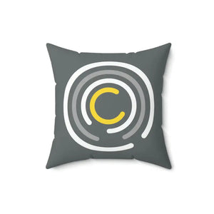 Abstract Circles Pattern Throw Pillow - Polyester Square - Dipaliz - 16’’ × - Pillows