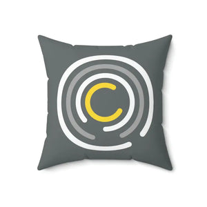 Abstract Circles Pattern Throw Pillow - Polyester Square - Dipaliz - 18’’ × - Pillows