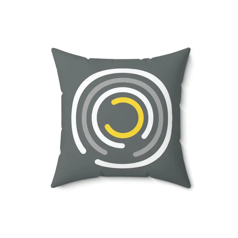 Abstract Circles Pattern Polyester Square Pillow - Home Decor