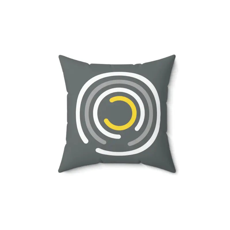 Abstract Circles Pattern Polyester Square Pillow - Home Decor