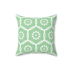 Abstract Flower Pattern Polyester Square Pillow - Vibrant Home Decor - Dipaliz - 16’’ × - Pillows