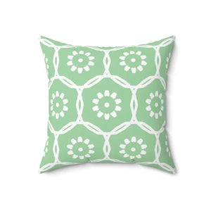 Abstract Flower Pattern Polyester Square Pillow - Vibrant Home Decor - Dipaliz - Pillows