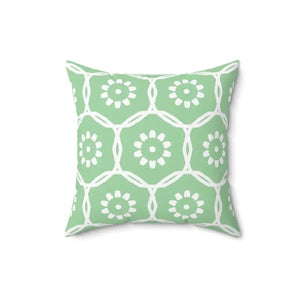 Abstract Flower Pattern Polyester Square Pillow - Vibrant Home Decor - Dipaliz - Pillows