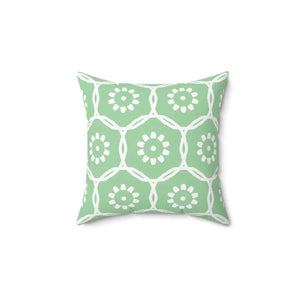 Abstract Flower Pattern Polyester Square Pillow - Vibrant Home Decor - Dipaliz - Pillows