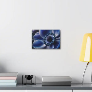 Blue Anemone Canvas Art Semi Glossy Finish - Dipaliz - Posters Prints & Visual Artwork
