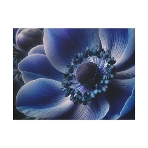 Blue Anemone Canvas Art Semi Glossy Finish - Dipaliz - Posters Prints & Visual Artwork